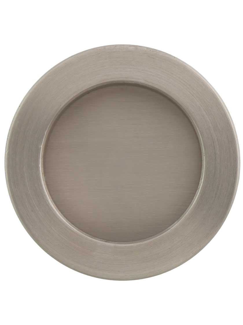 Deltana FP238U15 2-3/8" Round Flush Pull Satin Nickel