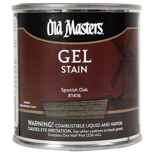 Old Masters Gel Stain Spanish Oak 0.5 Pint