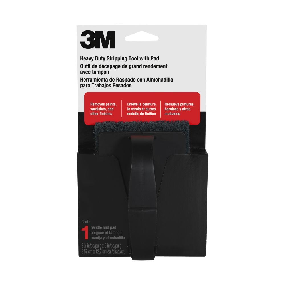 3M Heavy Duty Stripping Pad with Handle 10110NA 3-3/8 in x 5 in