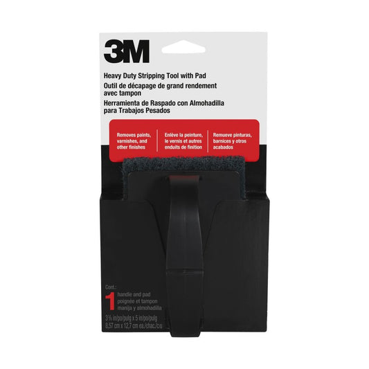 3M Heavy Duty Stripping Pad with Handle 10110NA 3-3/8 in x 5 in