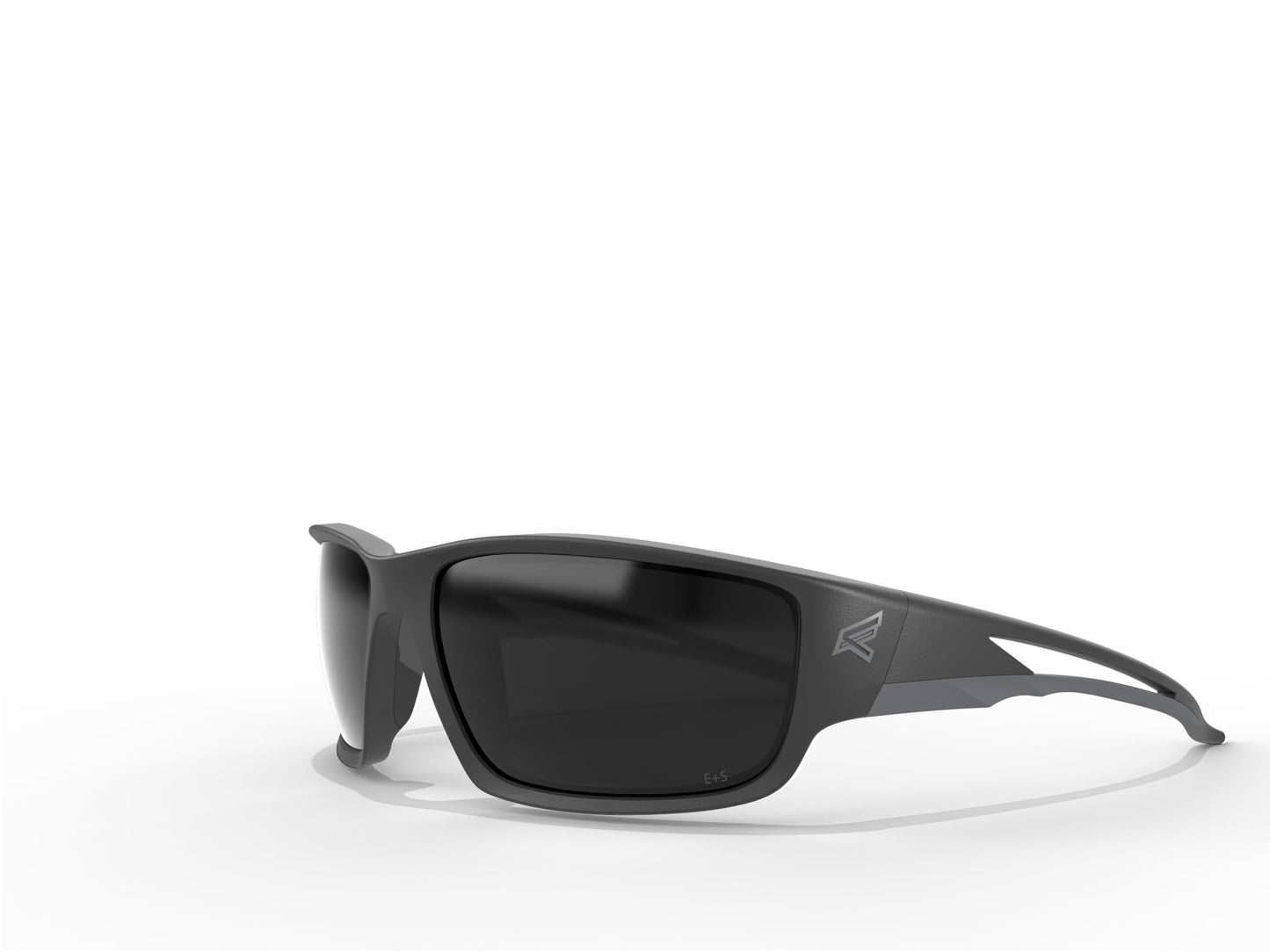 EDGE Kazbek Safety Glasses PLR SMK/BLK