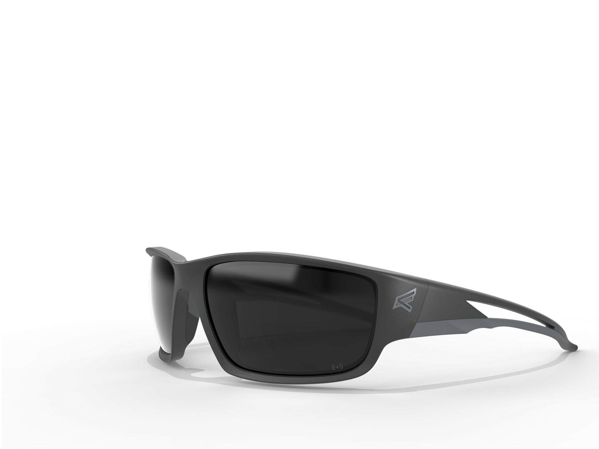 EDGE Kazbek Safety Glasses PLR SMK/BLK