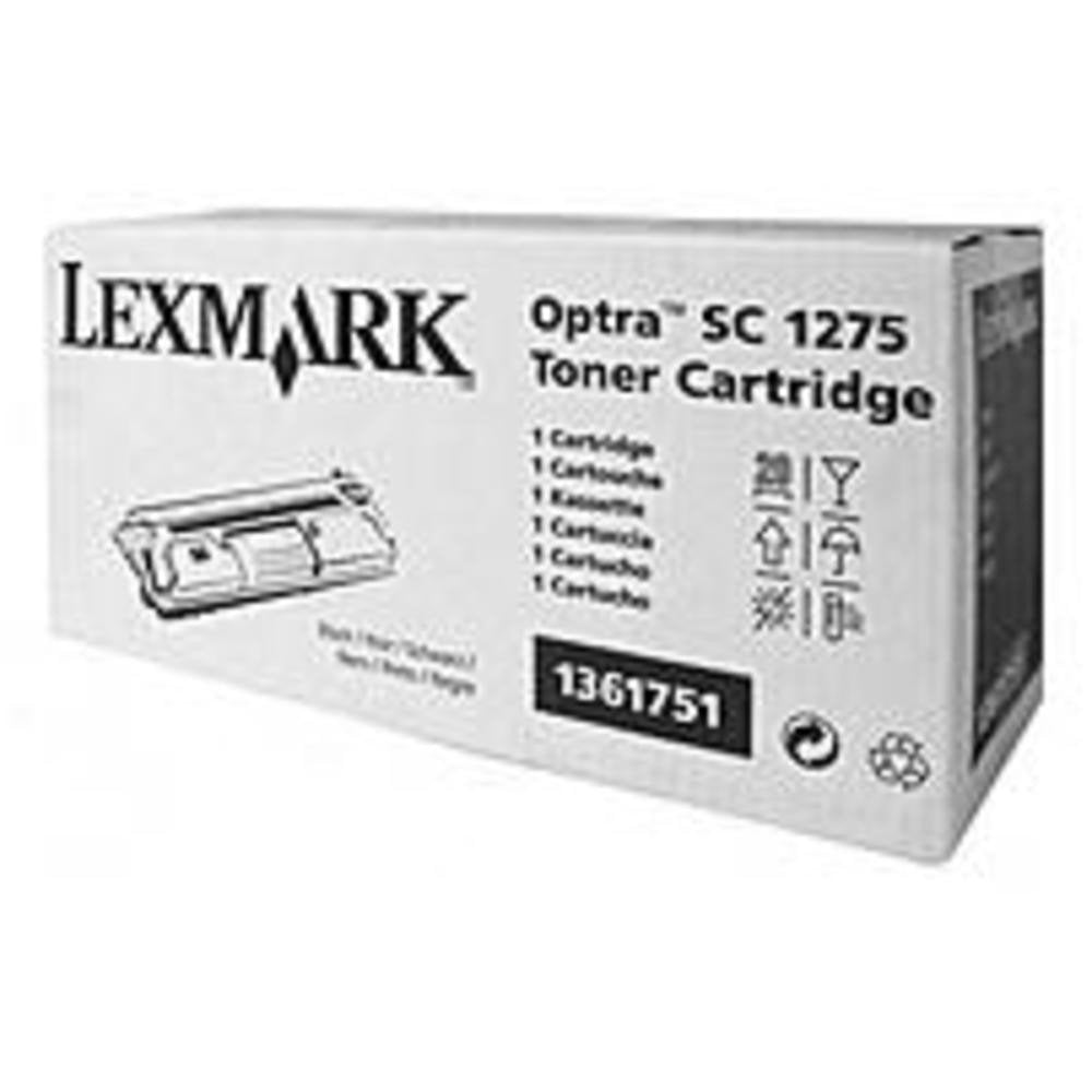 Genuine Lexmark Toner for Optra SC 1275/ 1275N - 1361751 (Black) 4.5K