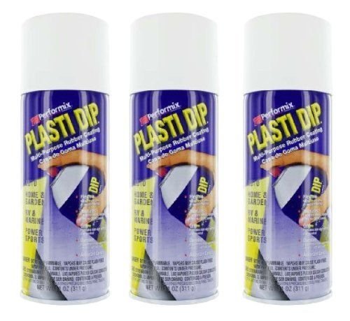 Plasti Dip Multi-Purpose Rubber Coating Spray White 11oz, 2 Pack