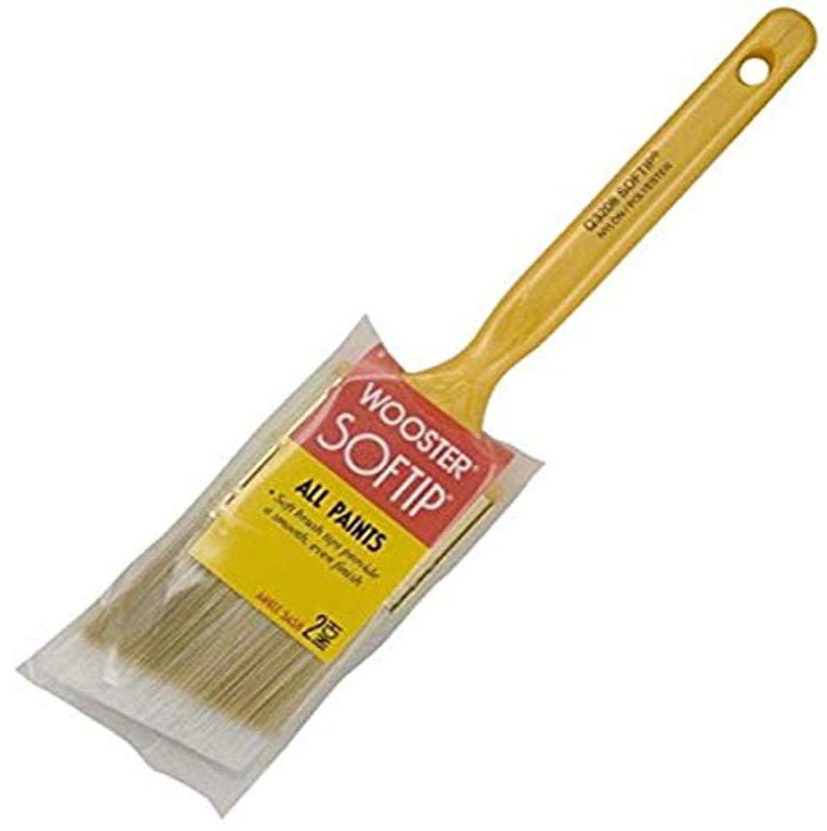 Wooster Brush Q3208-2 Softip Angle Sash Paintbrush, (Pack of Four - 2-Inch)