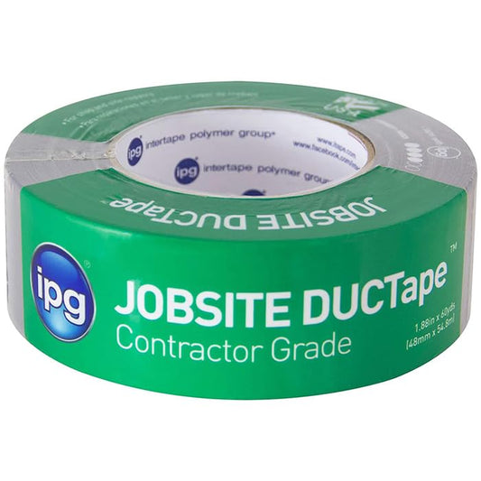 Intertape 6700 Jobsite Silver Duct Tape 1.88" x 60 yds, 72 Rolls