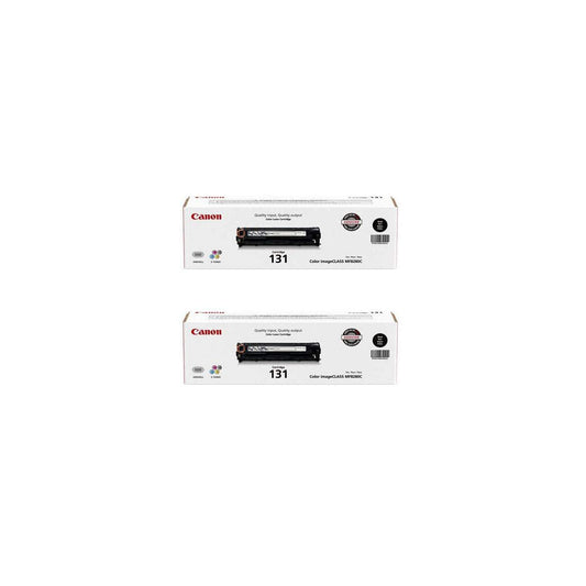 Canon 131 Black Toner Cartridge, 2-Pack, MF8280CW
