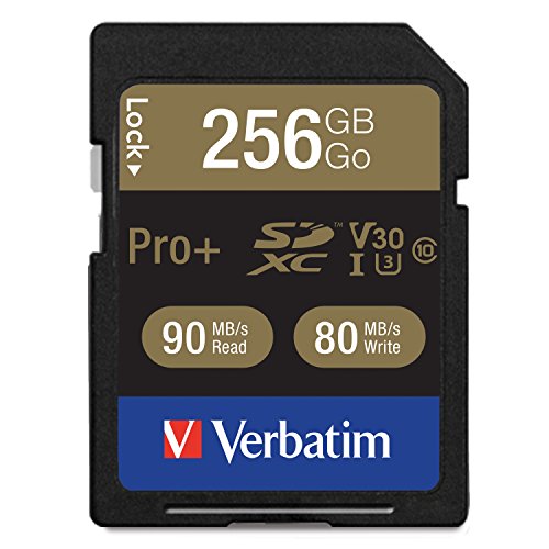 Verbatim Pro Plus 600X SDXC 256GB Memory Card