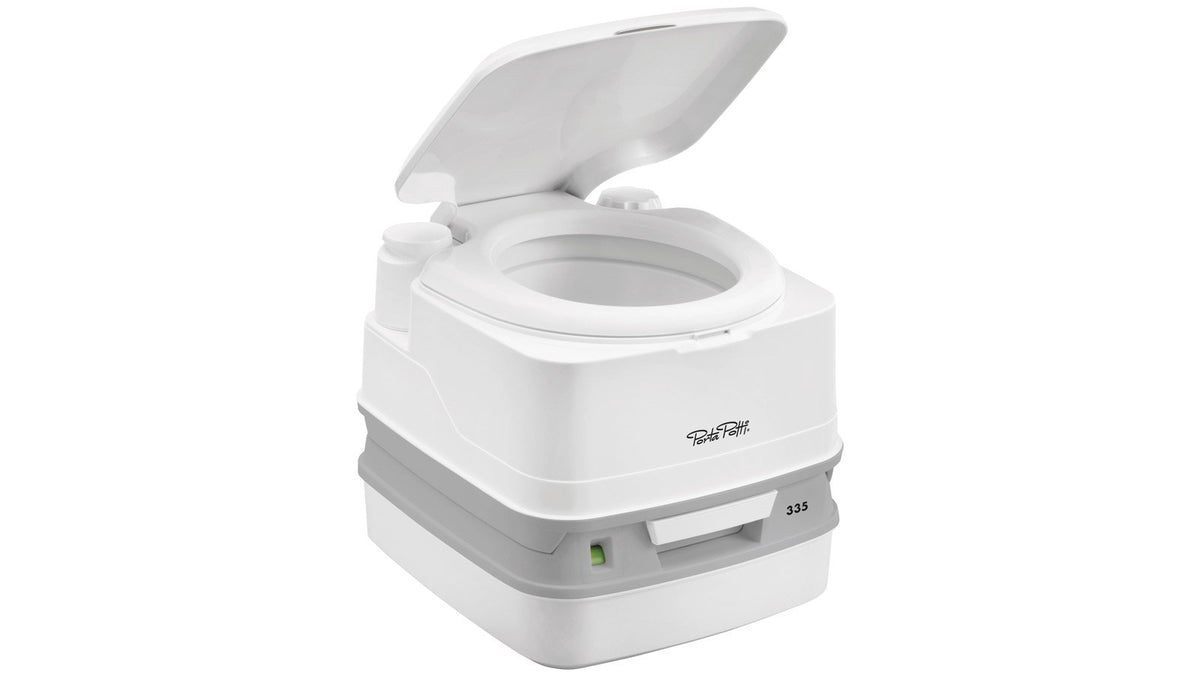 Thetford Porta Potti 335 Marine Toilet w/ Hold Down Kit