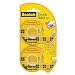 Scotch Double Sided Tape, Permanent, 1/2 in x 400 in, 2 Dispensers/Pack (137DM-2)