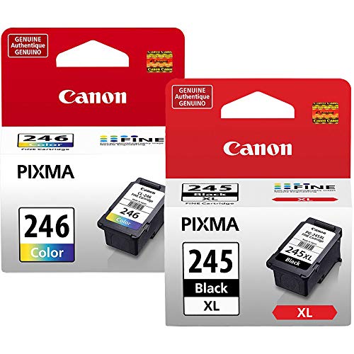 Canon PG-245XL Black & CL-246 Color Ink Cartridges