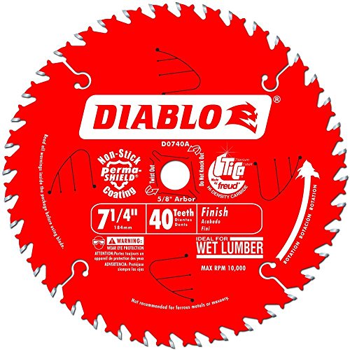 Diablo D0740A 7-1/4" 40T Saw Blade 5 Pack