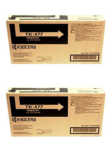 Kyocera TK-477 Black Toner Cartridge 2-Pack