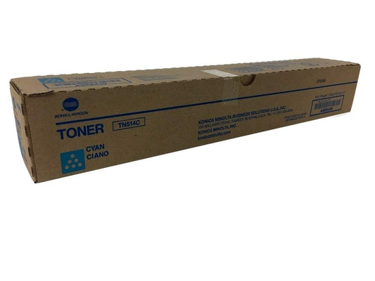Konica Minolta TN514C Toner Cartridge A9E8430 Cyan