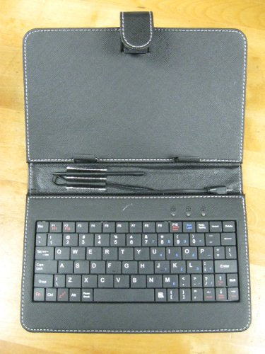 QFX KB-107 Keyboard and Case for 7" Android Tablet - Black