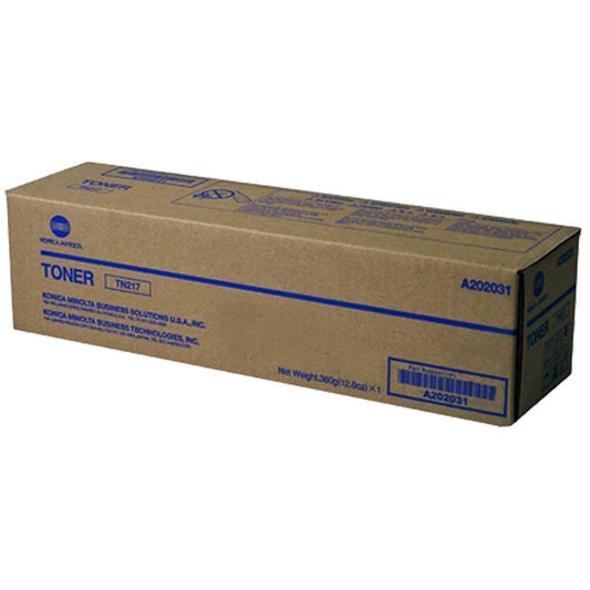 Konica Minolta TN217 Toner Cartridge Black 17,500 Yield