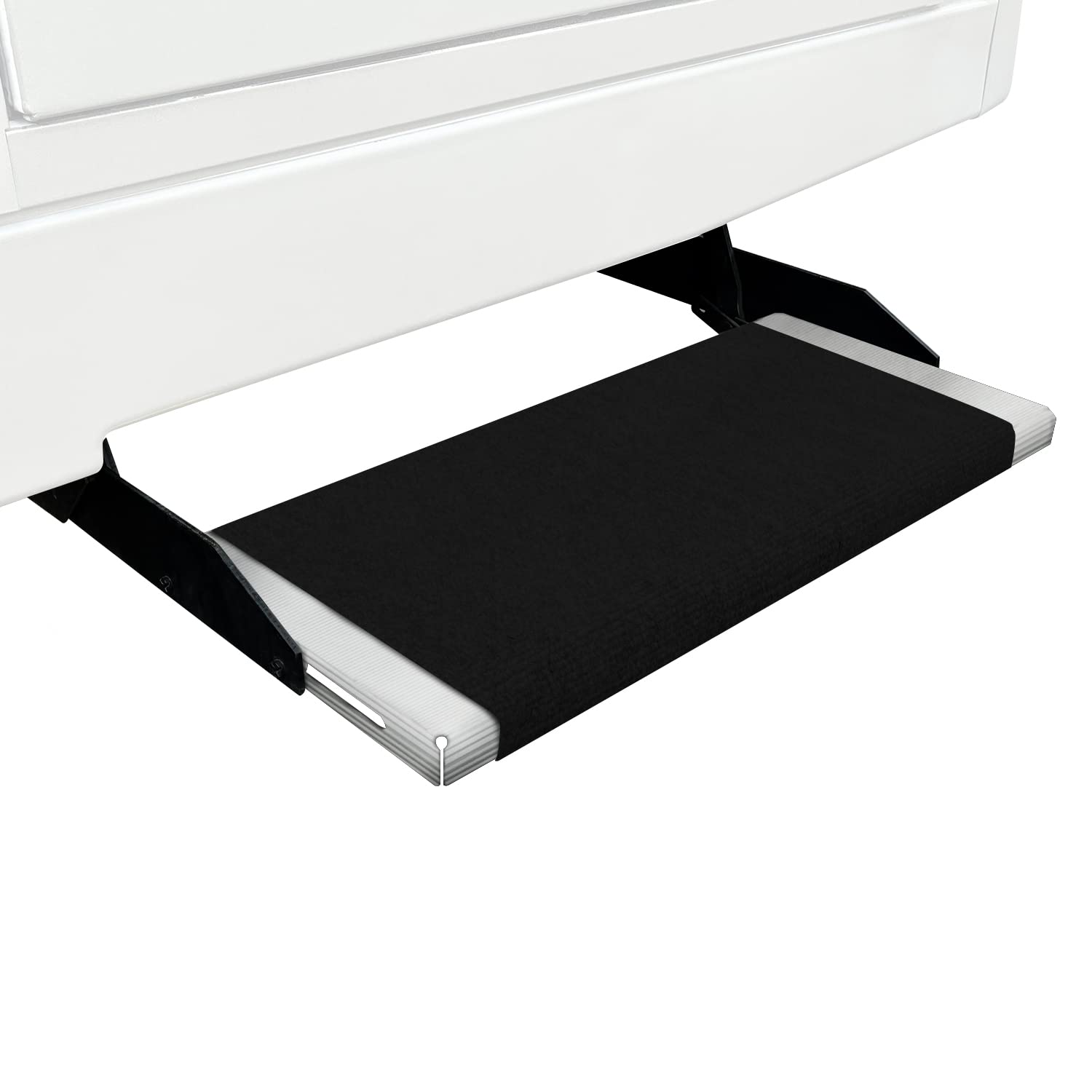 Prest-O-Fit Outrigger RV Step Rug 23 In Black Onyx