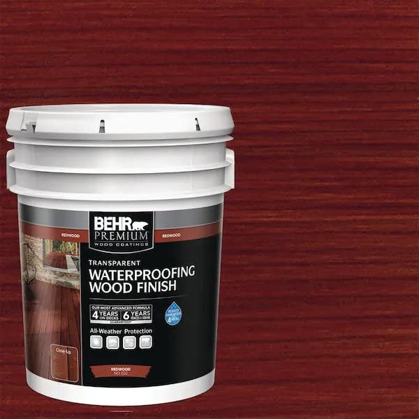 BEHR Premium Redwood Exterior Wood Finish 5 Gal