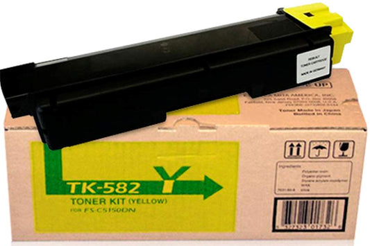 TK582Y - Kyocera-mita TK582Y Yellow Compatible Laser Cartridge