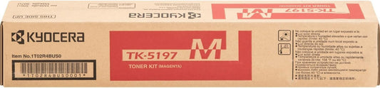 Kyocera Genuine OEM TK-5197M (1T02R4BUS0) Magenta Toner Cartridge (7K YLD)