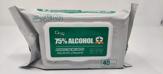 Alcohol Wipes Resalable 40 Sheets