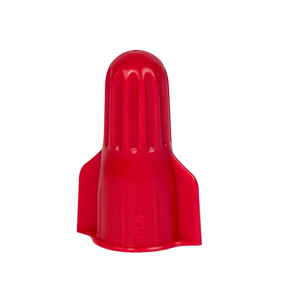 3M Secure Grip Wire Connector SG-R 18-8 AWG Red 100-Pack