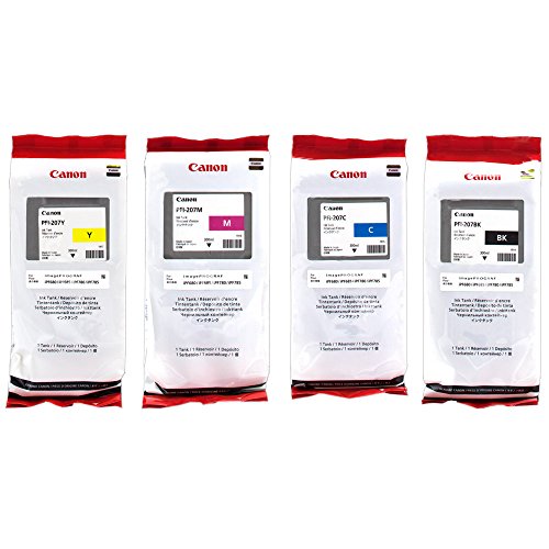 Canon PFI-207 Standard Yield Ink Cartridge Set