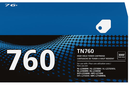 Vita TN760 High Yield Black Toner Cartridge