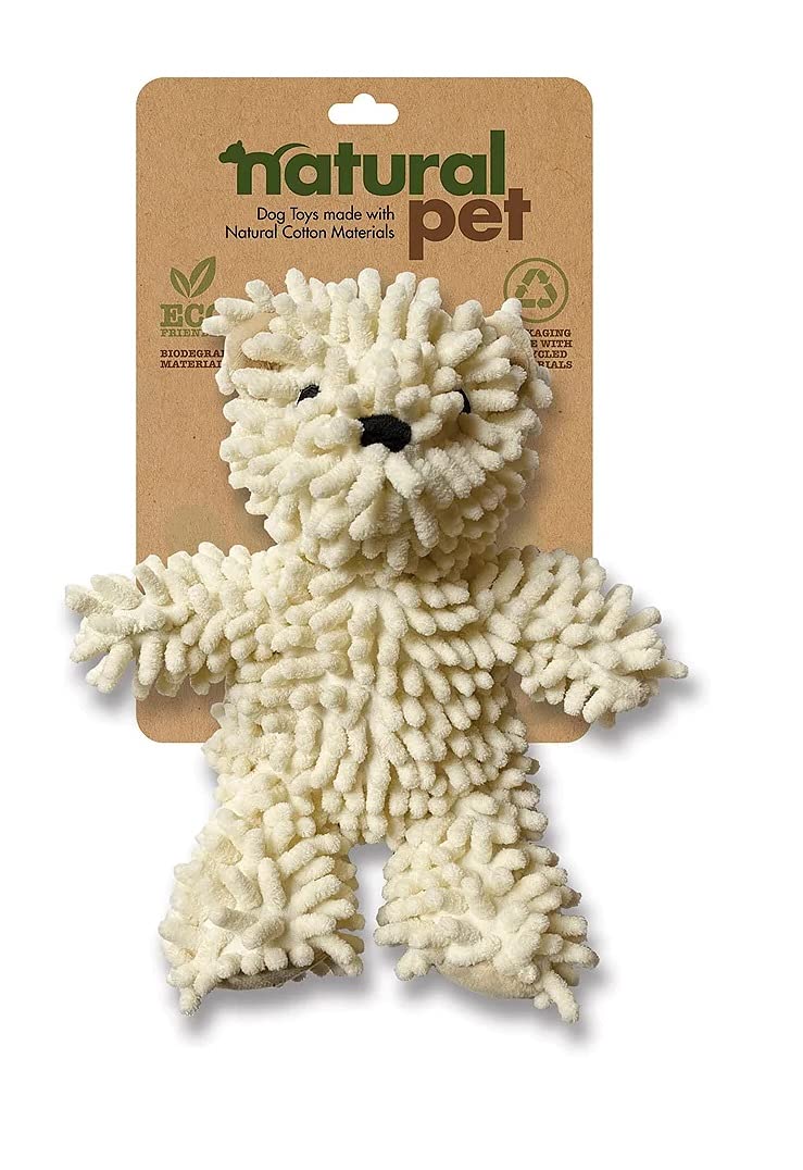 Natural Pet Nubz Bear Plush Dog Toy