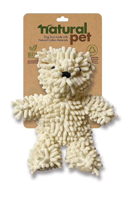 Natural Pet Nubz Bear Plush Dog Toy