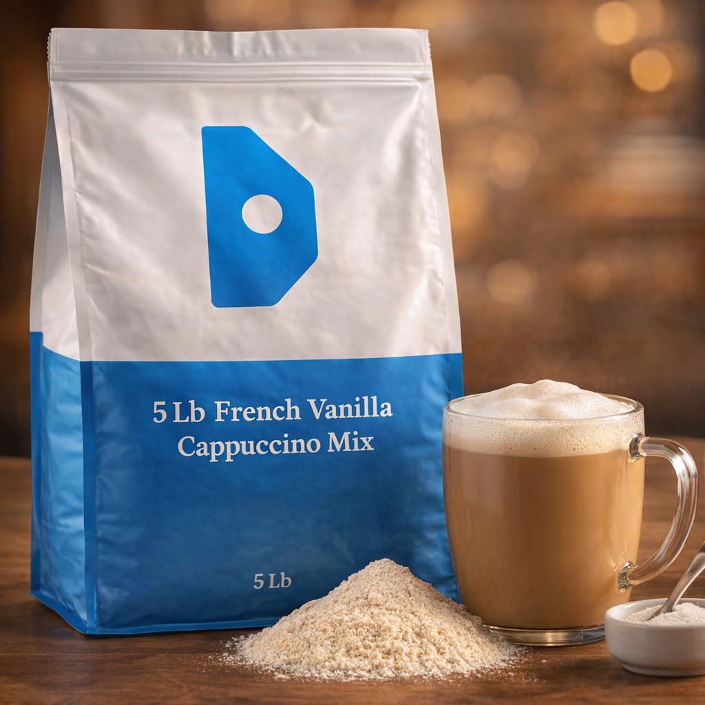 Bulk French Vanilla Cappuccino Mix 5 lb