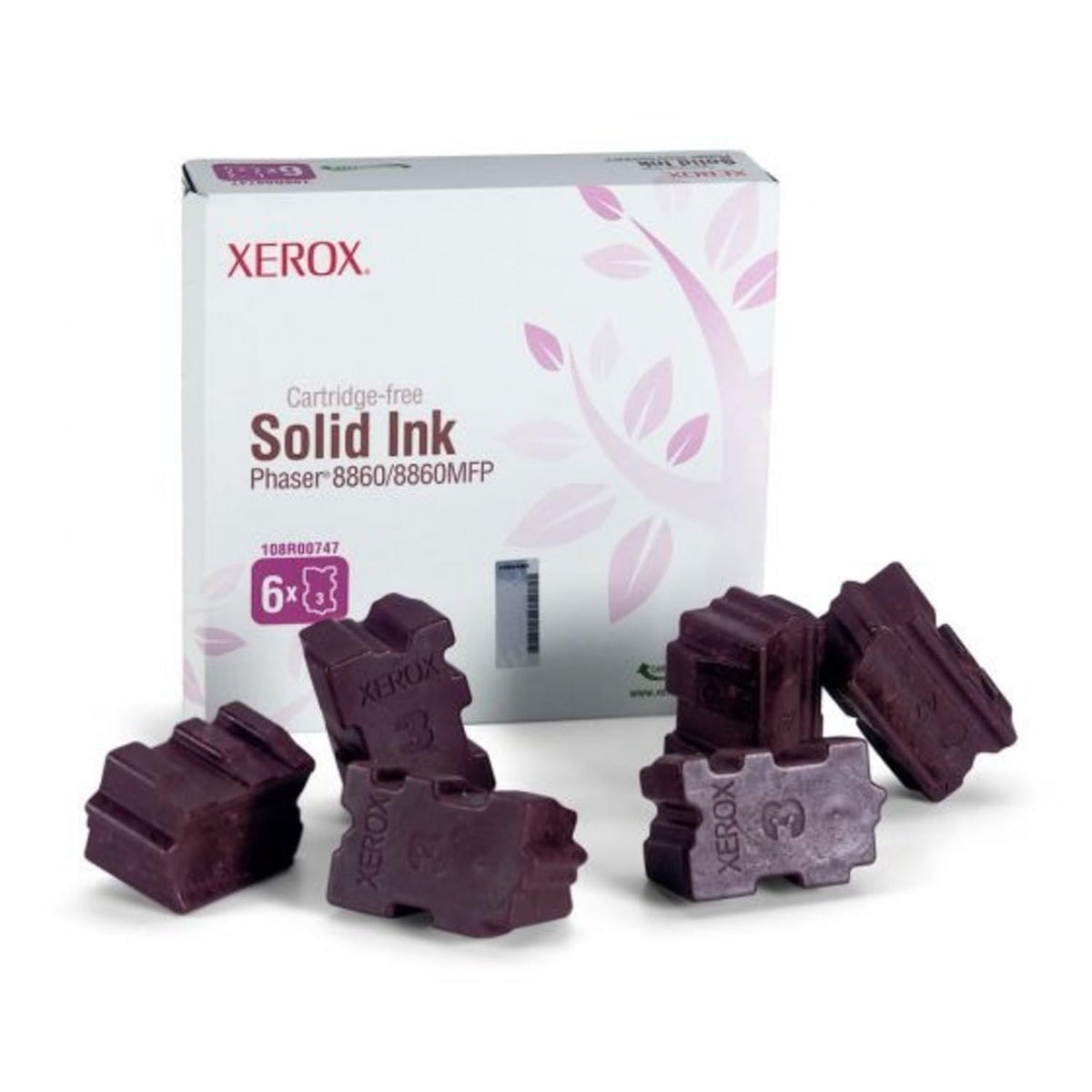 Xerox Phaser 8860/8860 MFP Magenta Solid-Ink (6 Sticks / 14,000 Pages) - 108R00747