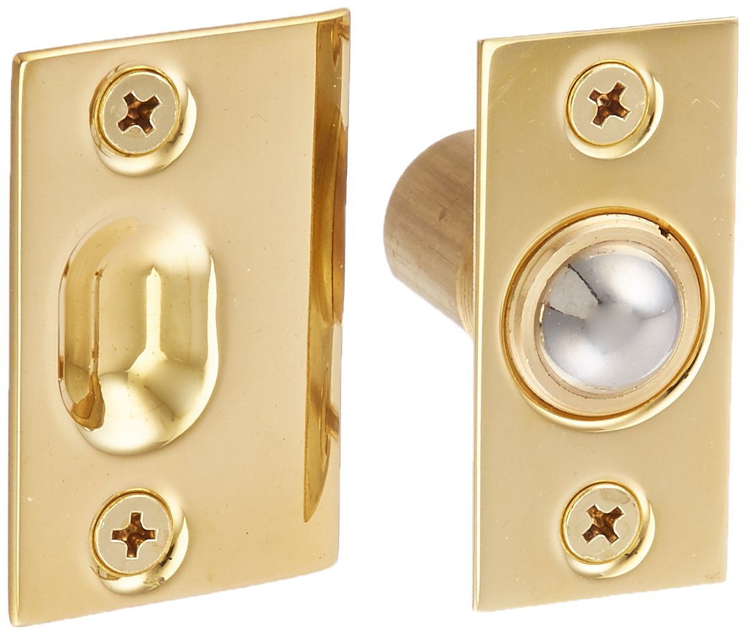 Baldwin 0426031 Adjustable Ball Catch Bright Brass