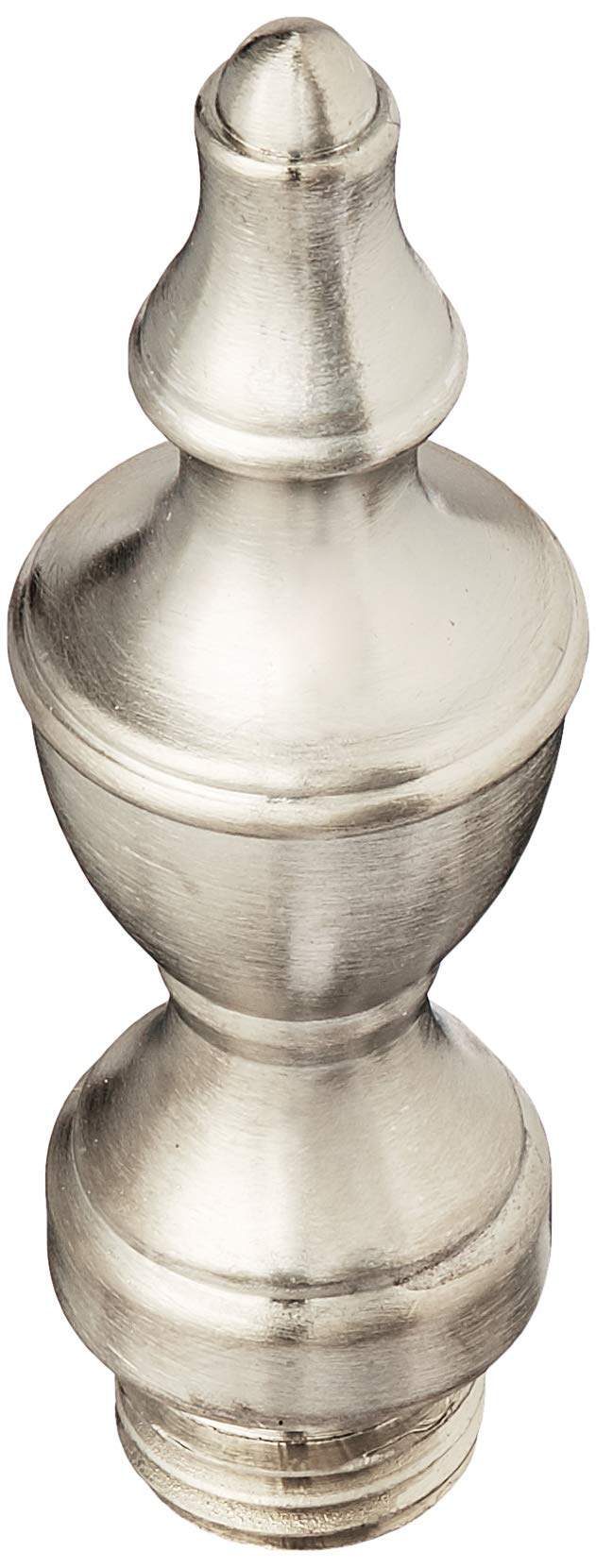 Baldwin 1091056I Urn Tip Hinge Satin Nickel