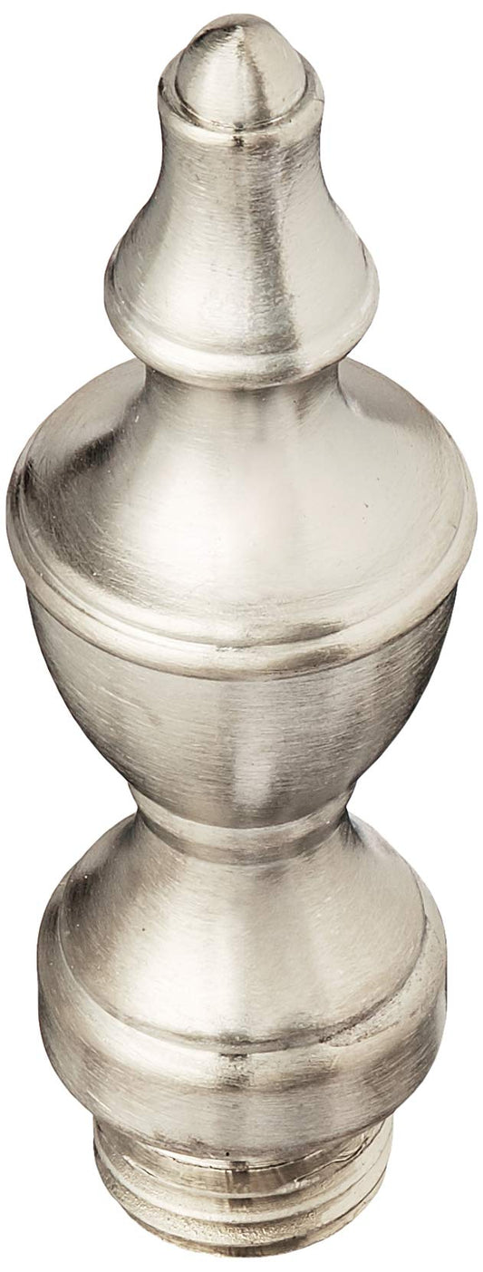 Baldwin 1091056I Urn Tip Hinge Satin Nickel