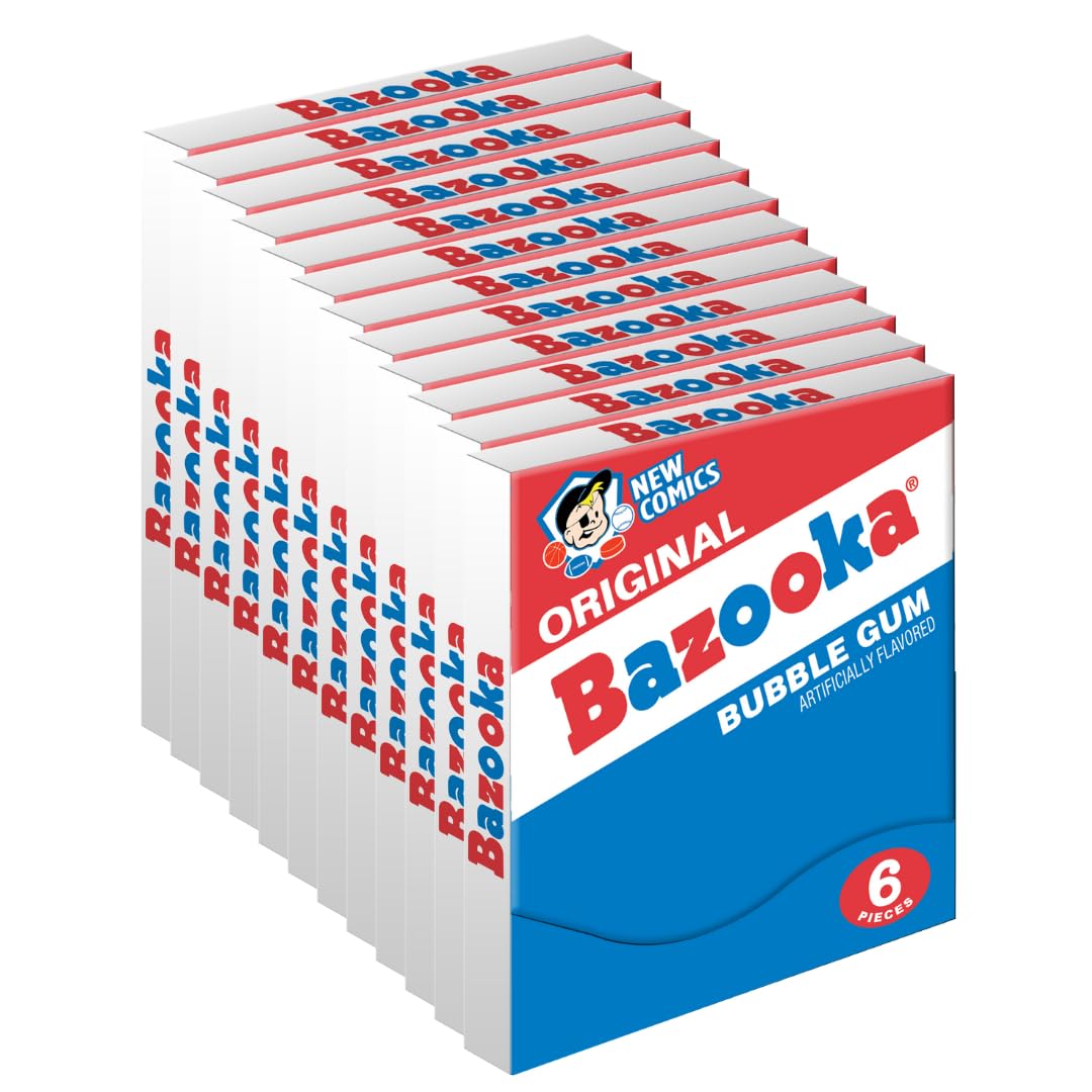 Bazooka Throwback Mini Wallet Pack Gum 1.50oz
