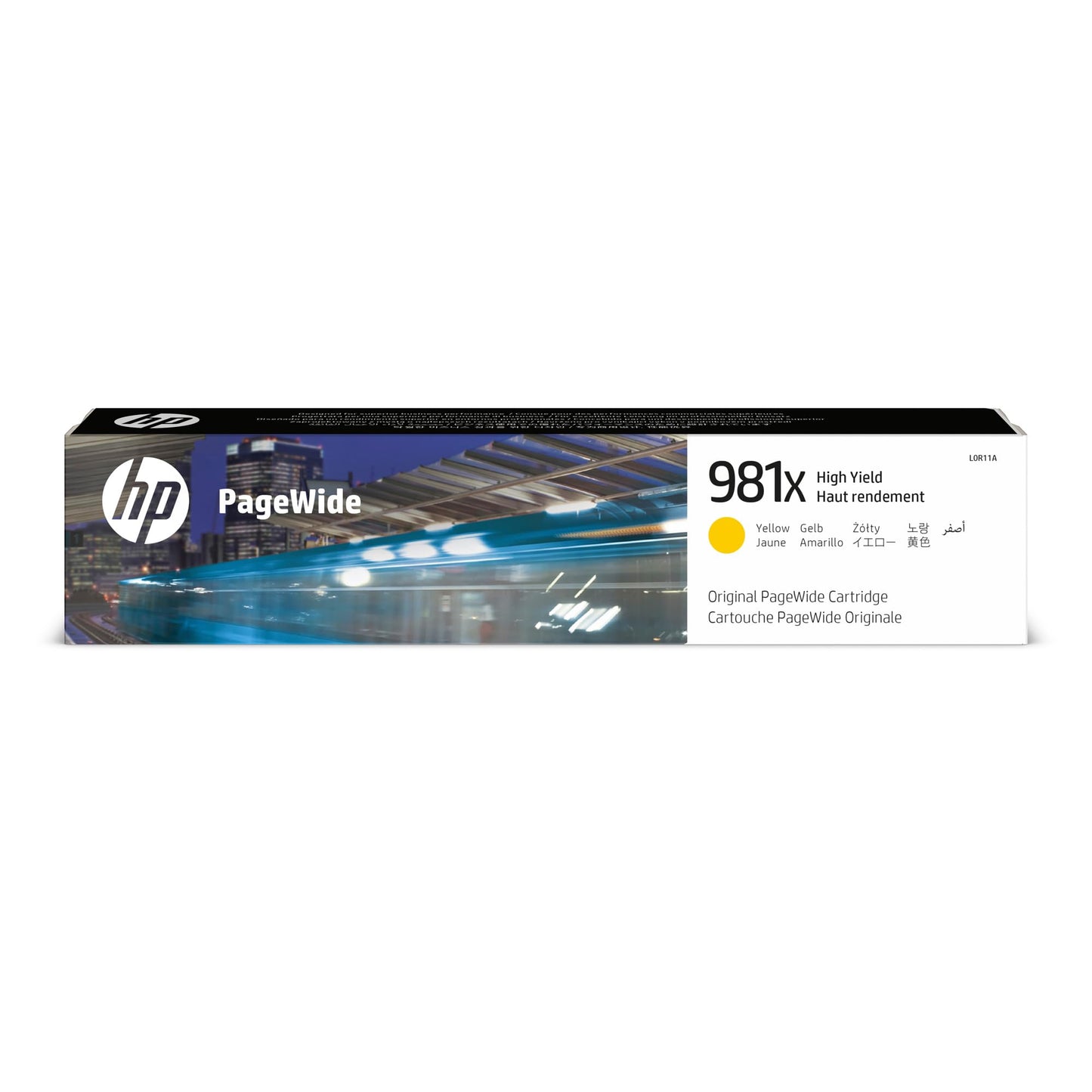 HP 981X Yellow PageWide Cartridge L0R11A High Yield