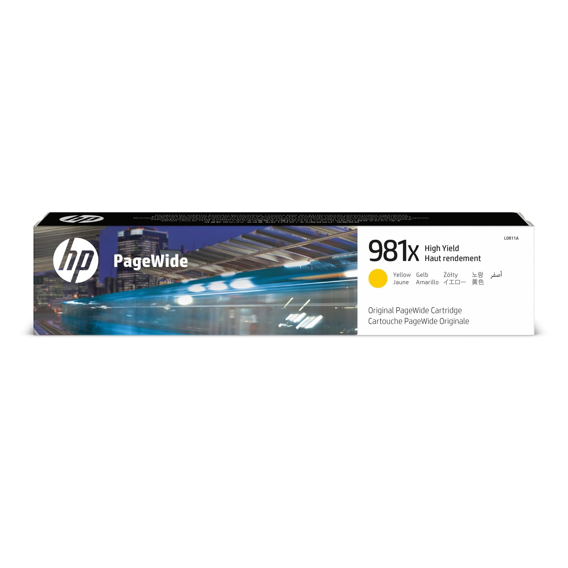 HP 981X Yellow PageWide Cartridge L0R11A High Yield
