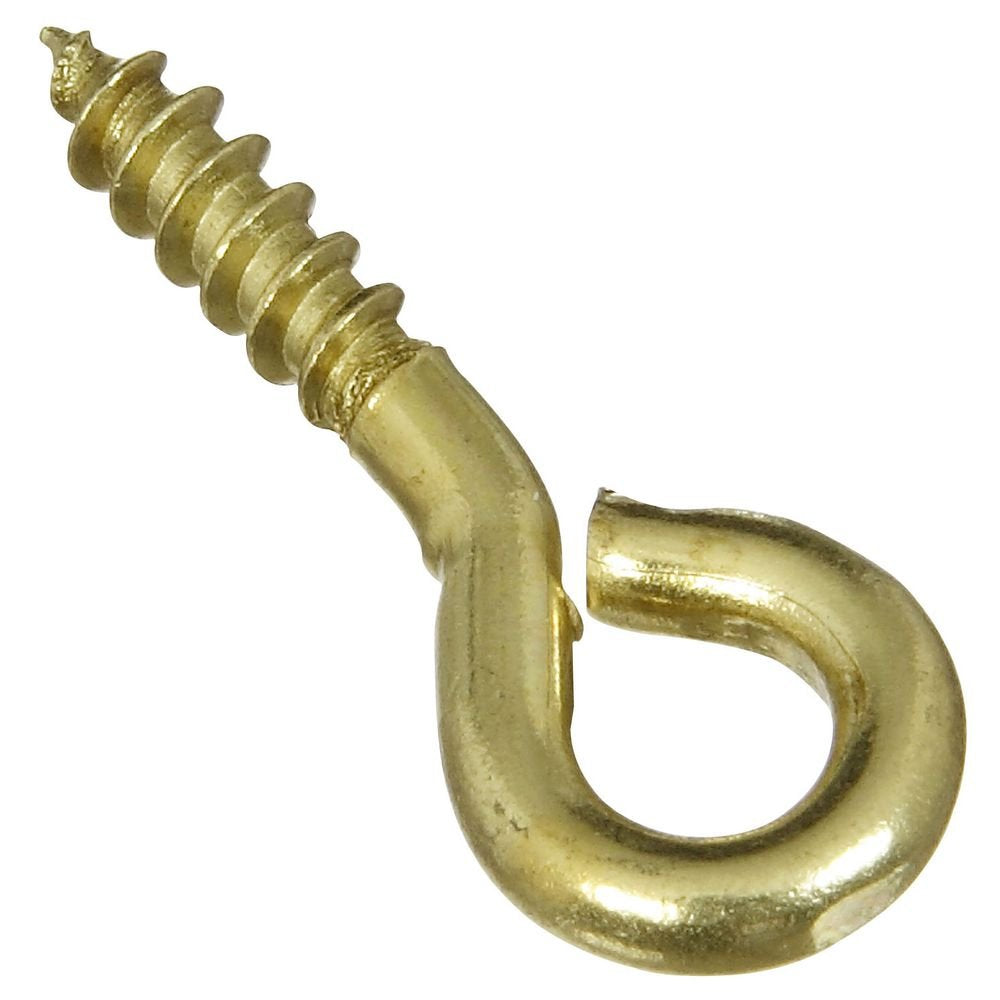 National Screw Eye Brass #212 15-Pack