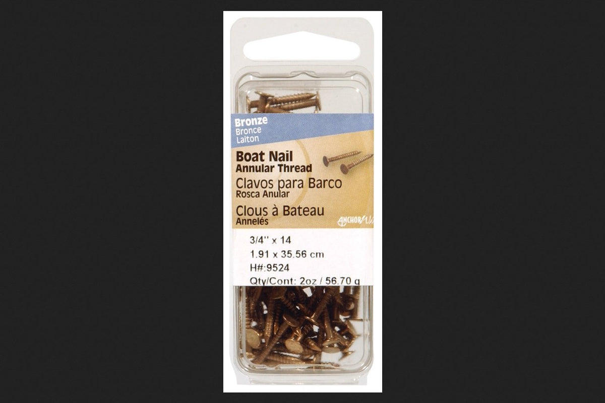 The Hillman Group 9527 Bronze Boat Nail, 1-1/2 x 12-Inch