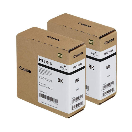 Canon PFI-310 Pigment Ink Tank Black 2-Pack