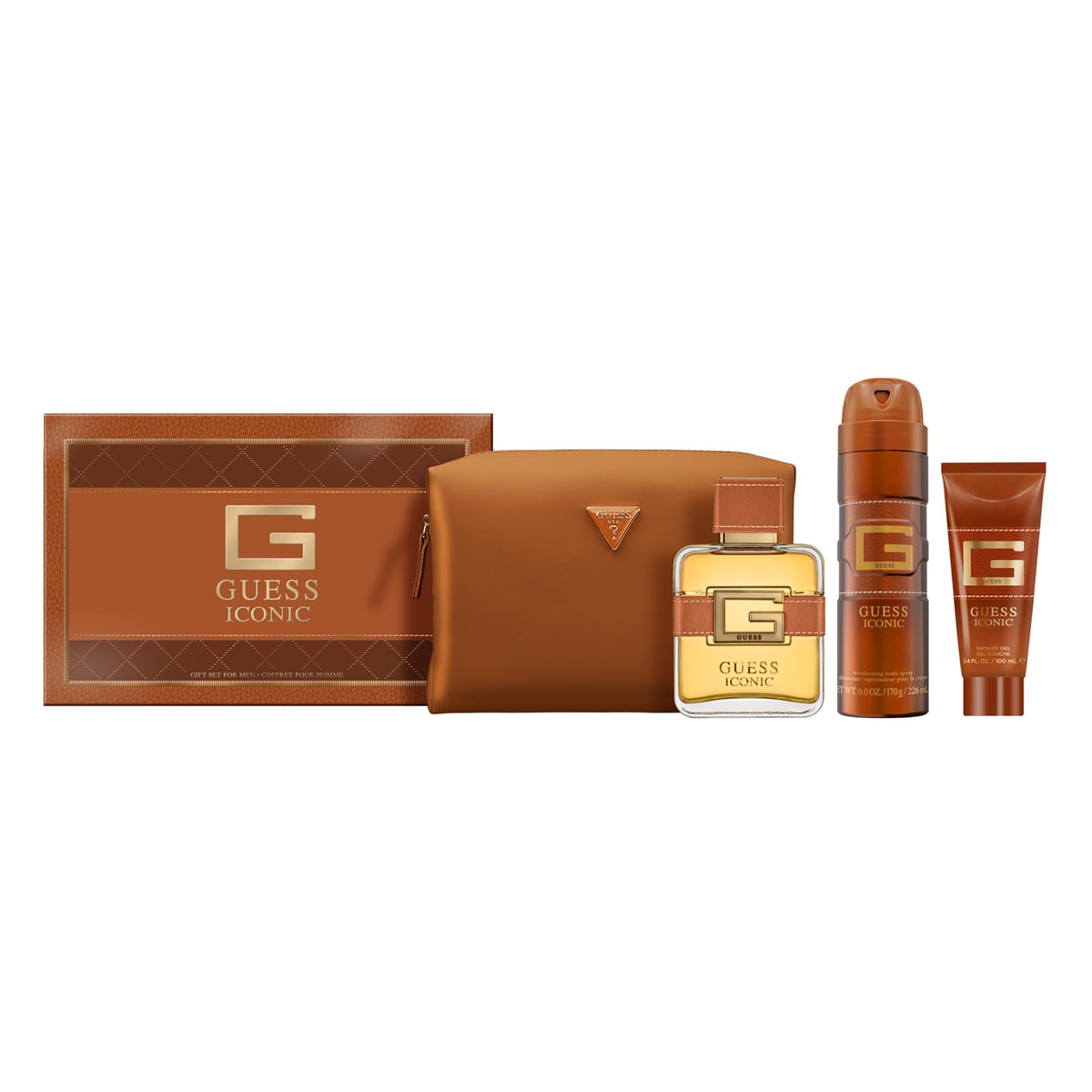 GUESS Iconic For Men 4-Piece Fragrance Gift Set