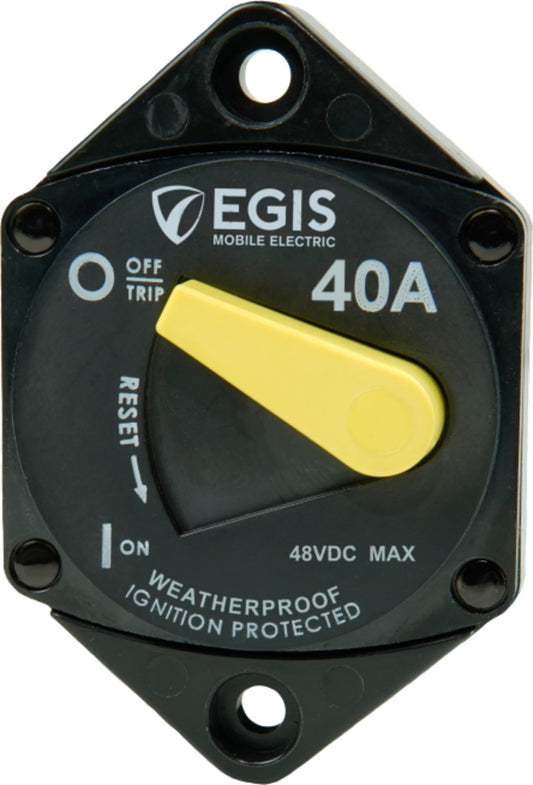 Egis 4707-040 Circuit Breaker 40A Panel Mount