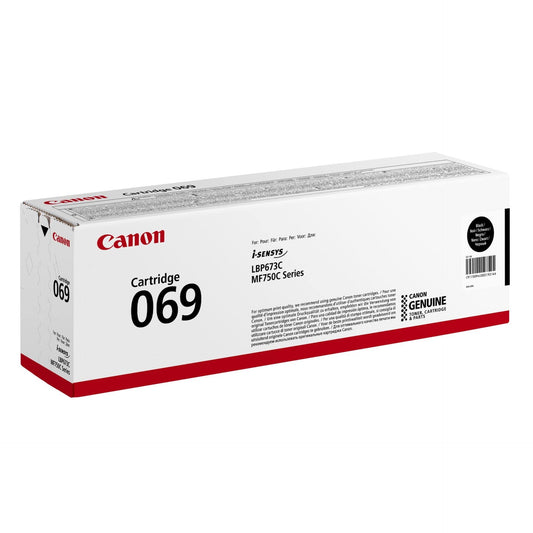 Canon Genuine 069 Black Toner Cartridge Compatible with MF753Cdw, MF751Cdw, LBP674Cdw