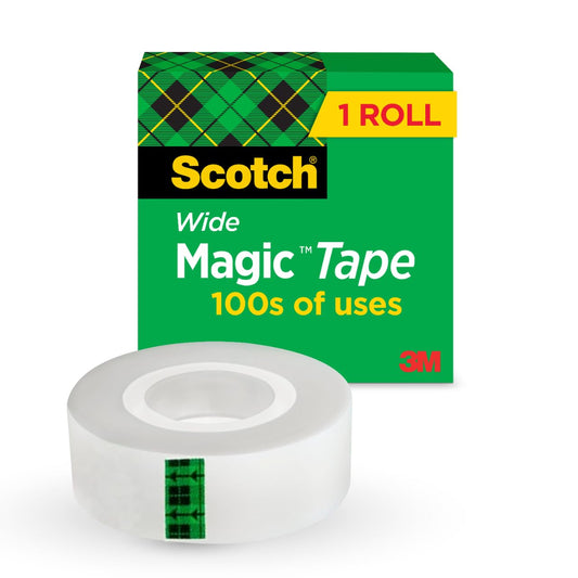 3M Magic Tape Refill 1in x 1296in 1in Core Clear