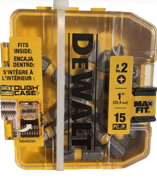 DEWALT MAXFIT Insert Bit PH2 15-Pack