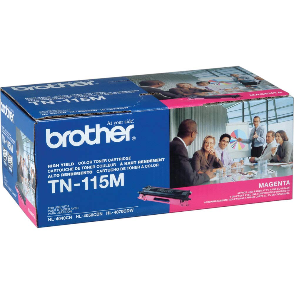 Brother TN115M High Yield Magenta Toner Cartridge 4000 Pages