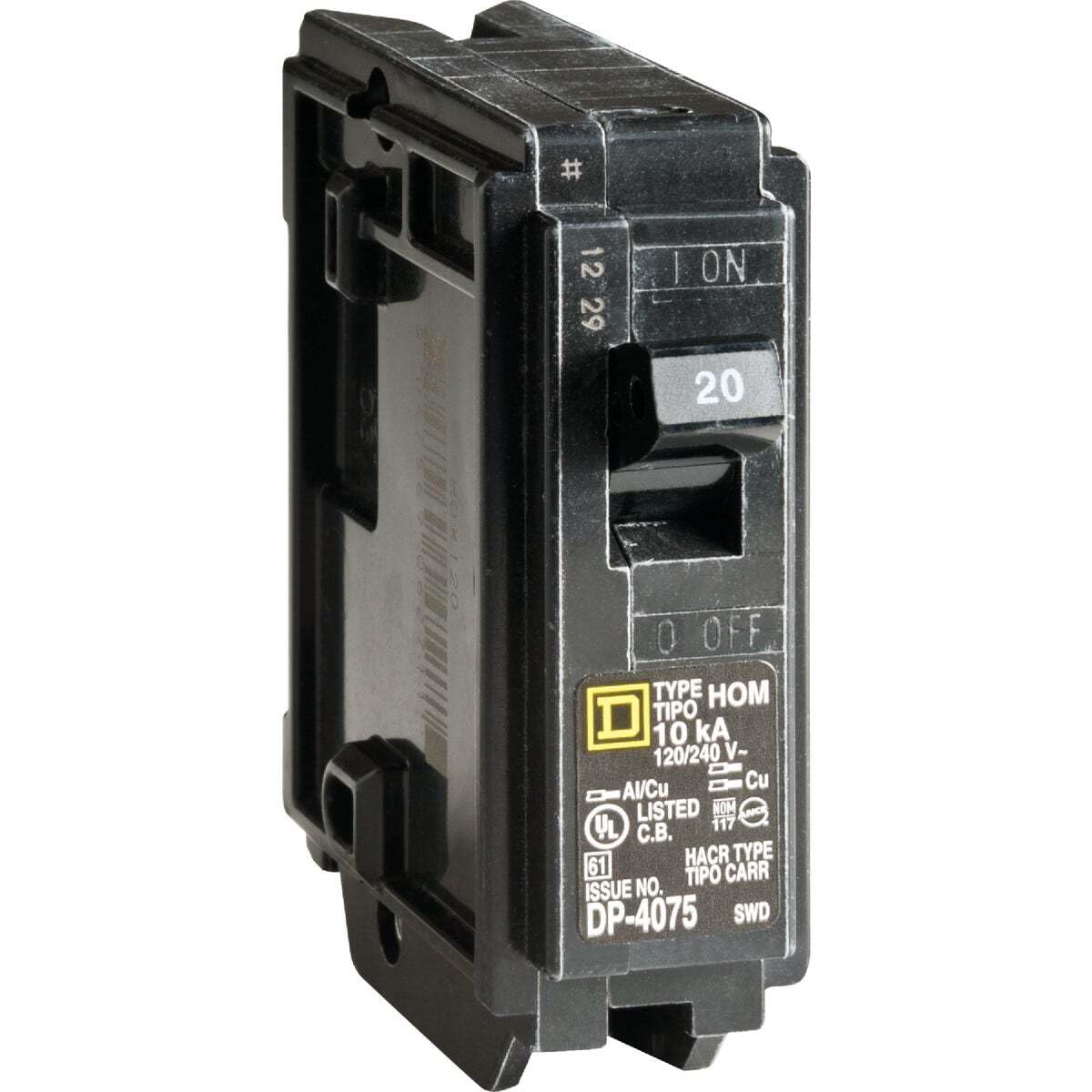 SQUARE CIRCUIT BREAKER 1POLE 1