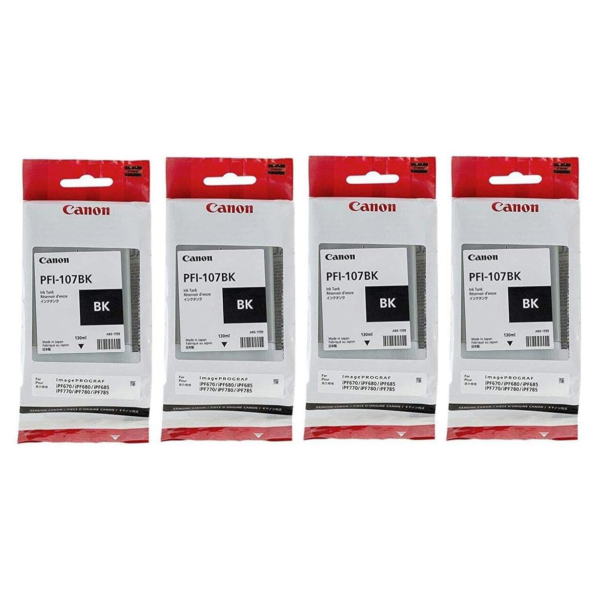 Canon PFI-107 Black Ink Tank 130ml