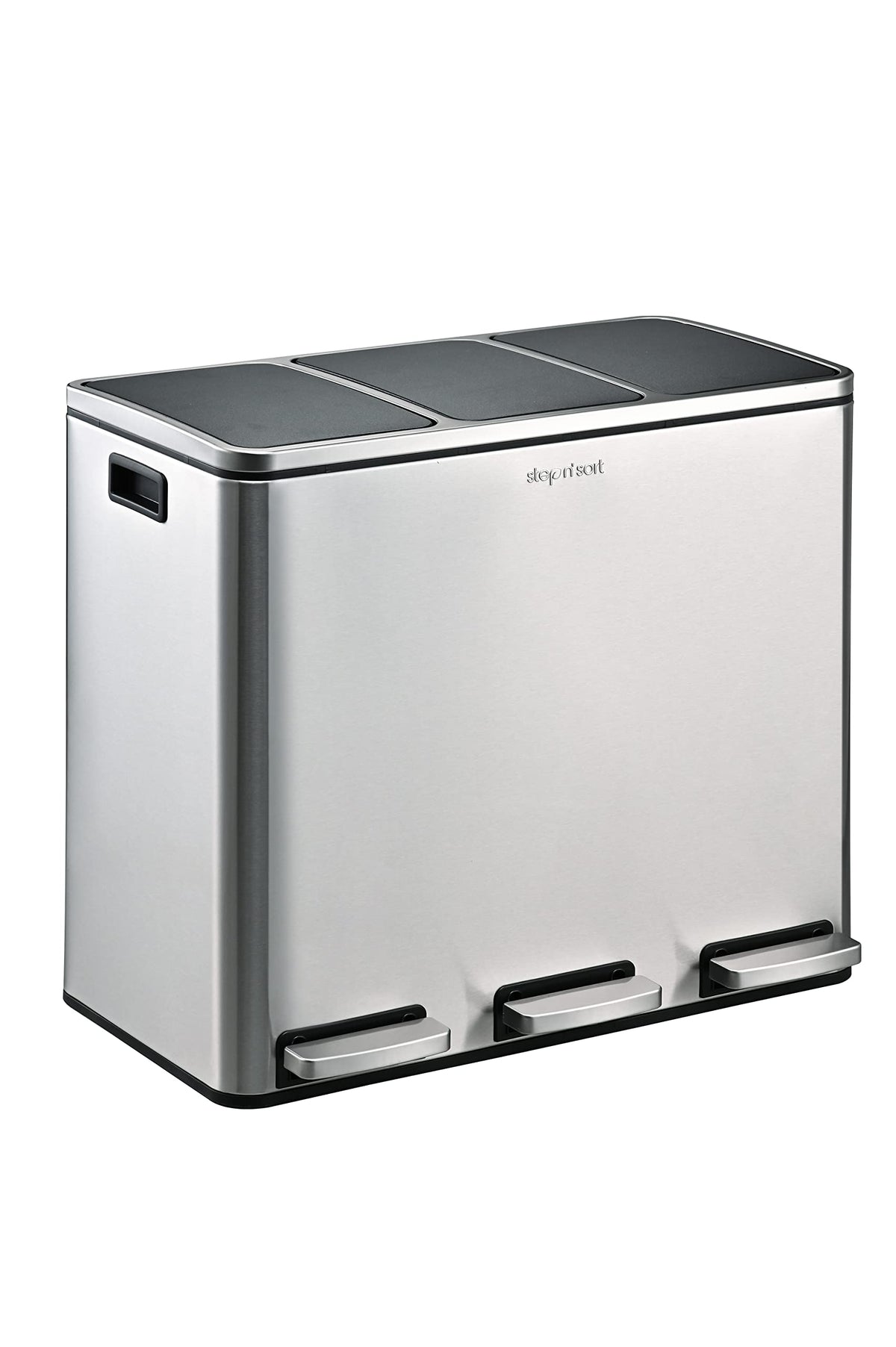 Step N' Sort 3-Compartment Trash Bin 3 x 18L